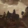 The Storm - Apache - A scene in the high mountains of Apache-land just before the breaking of a rainstorm
