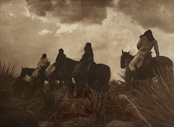 The Storm - Apache - A scene in the high mountains of Apache-land just before the breaking of a rainstorm